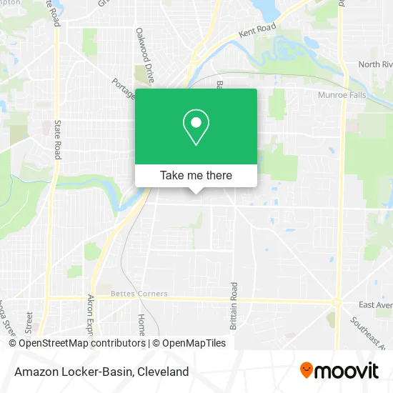 Amazon Locker-Basin map
