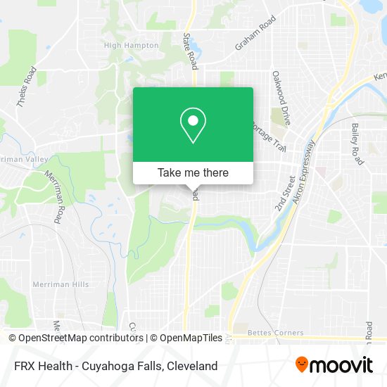 FRX Health - Cuyahoga Falls map