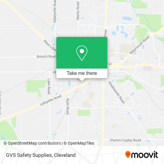 Mapa de GVS Safety Supplies