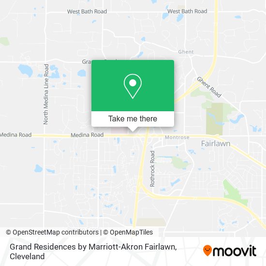 Grand Residences by Marriott-Akron Fairlawn map