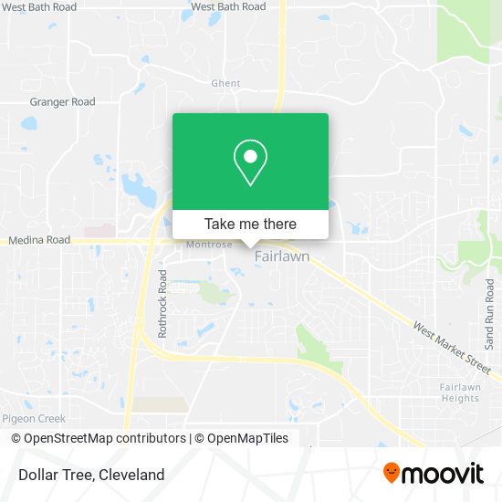 Mapa de Dollar Tree