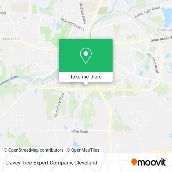 Davey Tree Expert Company map