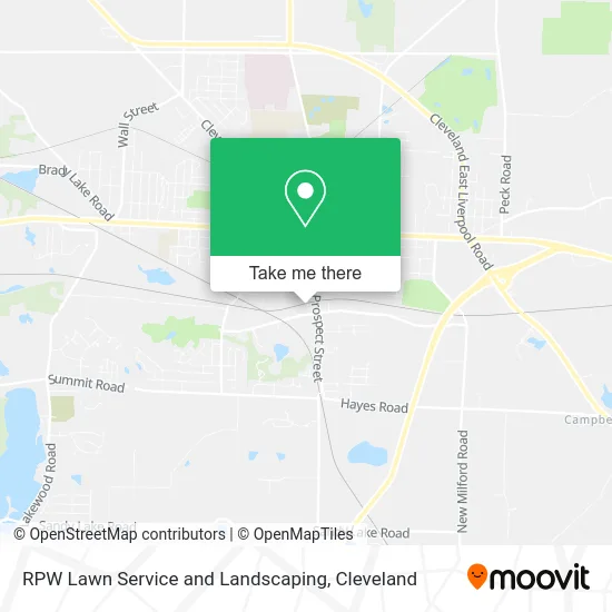 RPW Lawn Service and Landscaping map