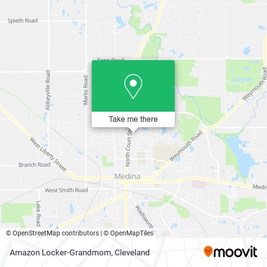Mapa de Amazon Locker-Grandmom