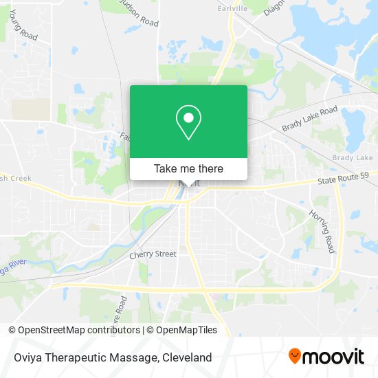 Oviya Therapeutic Massage map