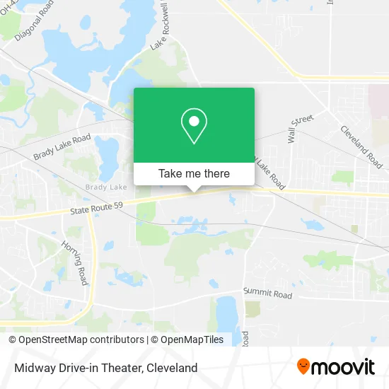 Midway Drive-in Theater map
