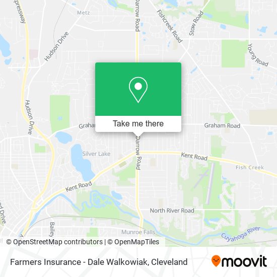 Farmers Insurance - Dale Walkowiak map