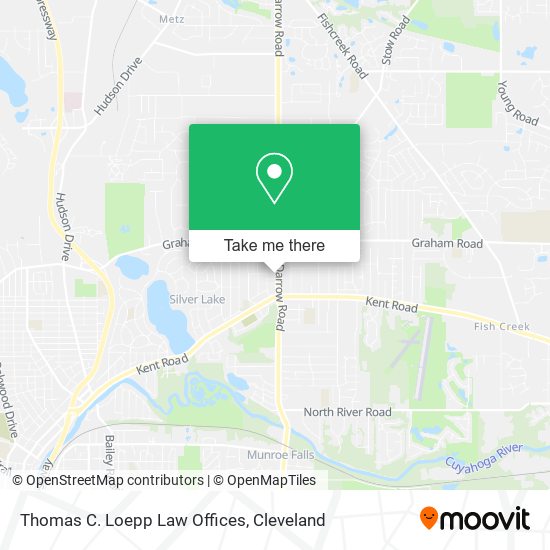 Mapa de Thomas C. Loepp Law Offices