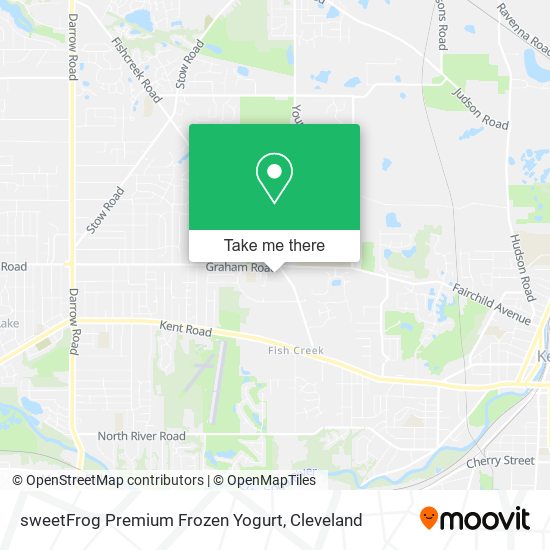 sweetFrog Premium Frozen Yogurt map