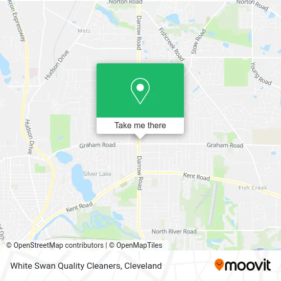 White Swan Quality Cleaners map