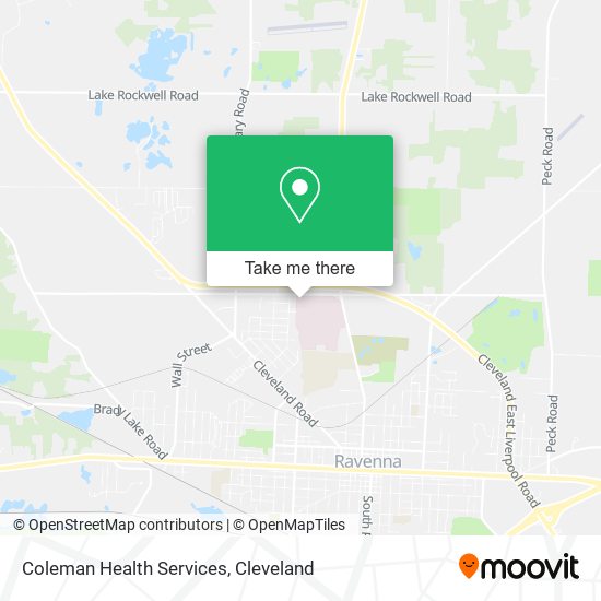 Coleman Health Services map