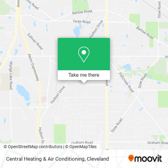 Mapa de Central Heating & Air Conditioning