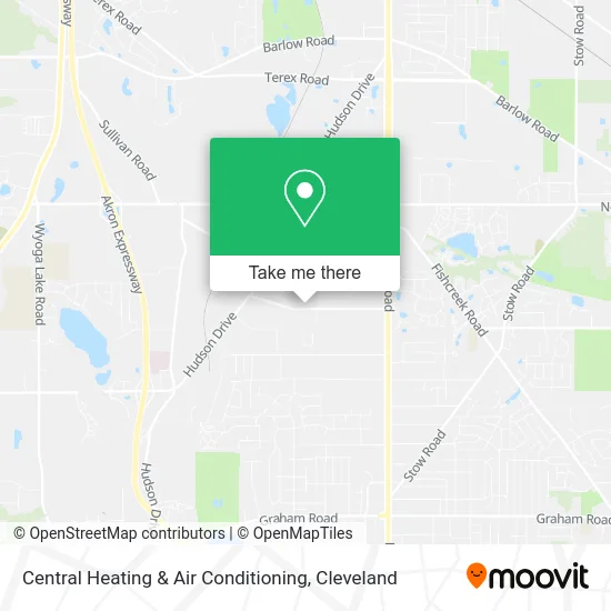 Central Heating & Air Conditioning map