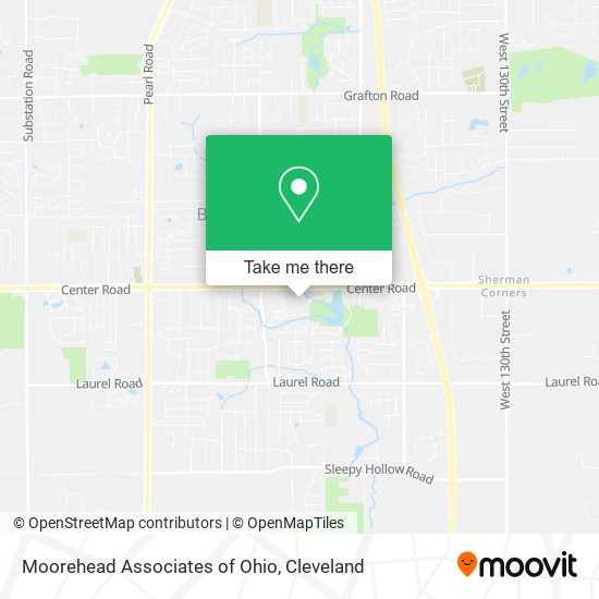 Moorehead Associates of Ohio map