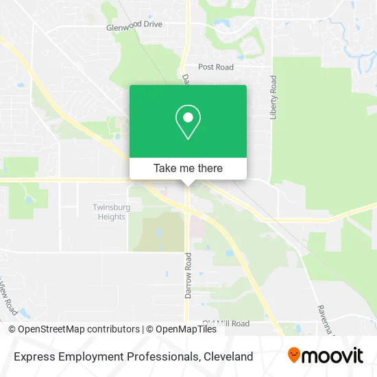 Express Employment Professionals map