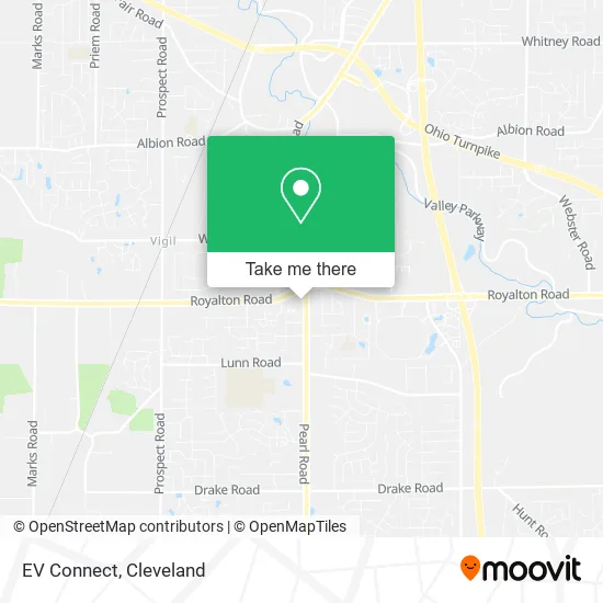 EV Connect map
