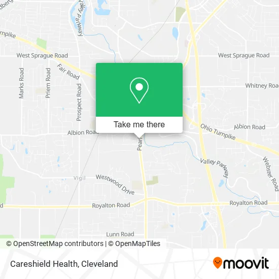 Careshield Health map