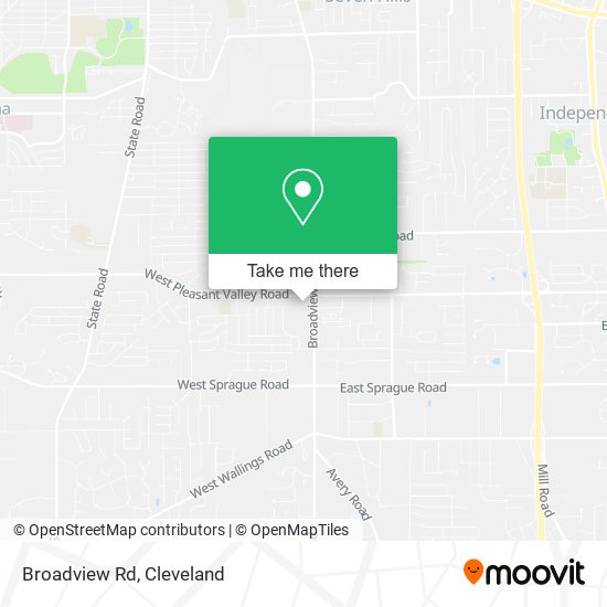 Mapa de Broadview Rd