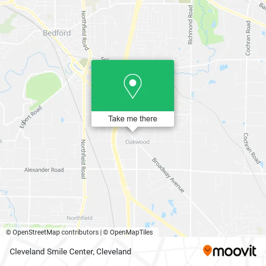 Cleveland Smile Center map