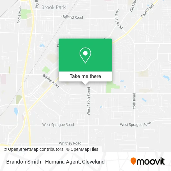 Brandon Smith - Humana Agent map