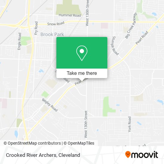 Crooked River Archers map