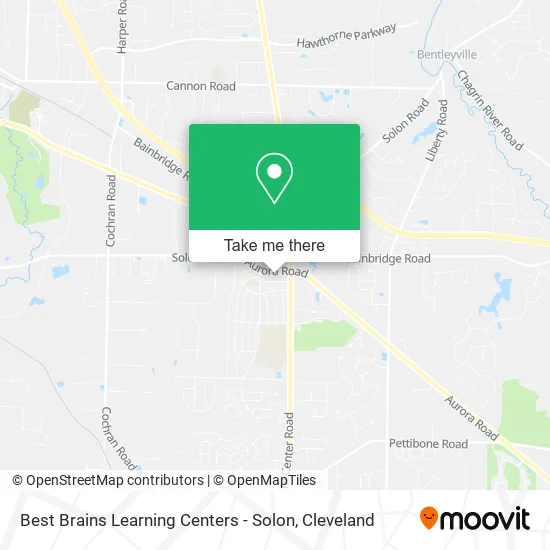Best Brains Learning Centers - Solon map