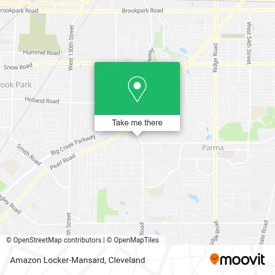 Amazon Locker-Mansard map