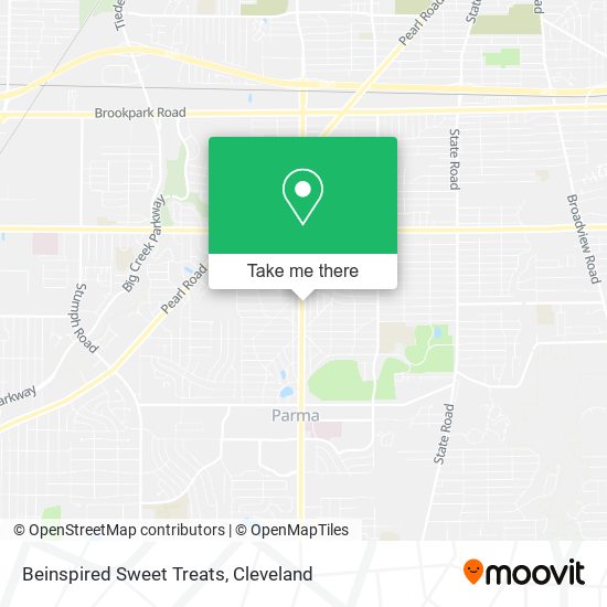 Beinspired Sweet Treats map