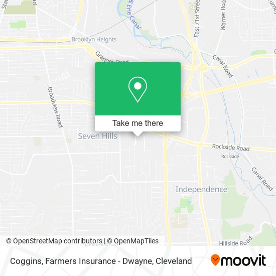 Coggins, Farmers Insurance - Dwayne map