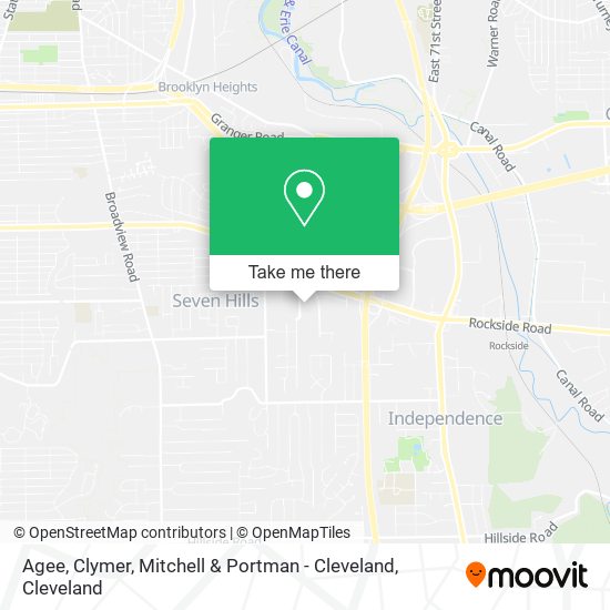 Mapa de Agee, Clymer, Mitchell & Portman - Cleveland