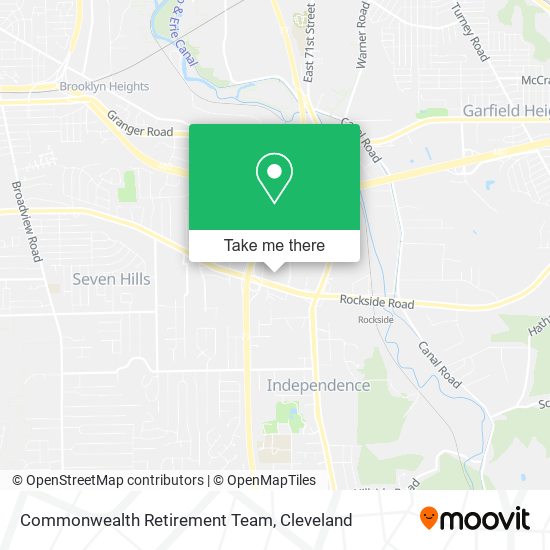 Commonwealth Retirement Team map