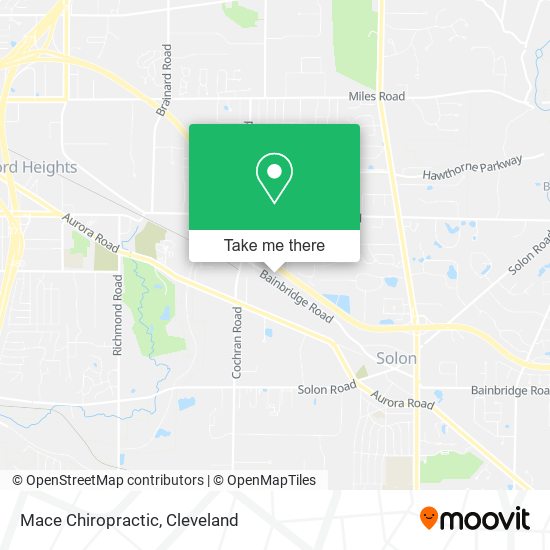 Mace Chiropractic map