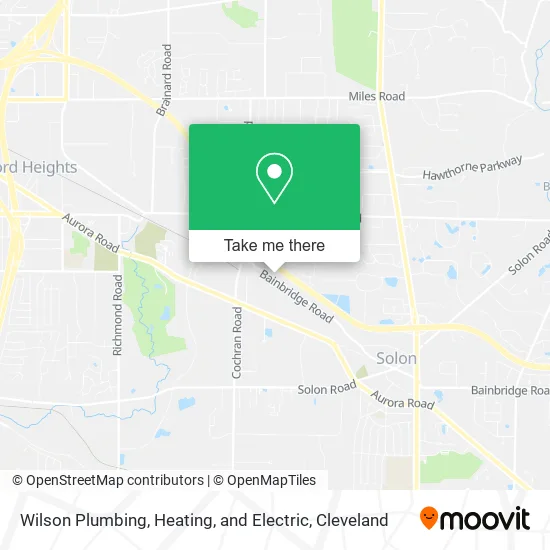 Wilson Plumbing, Heating, and Electric map