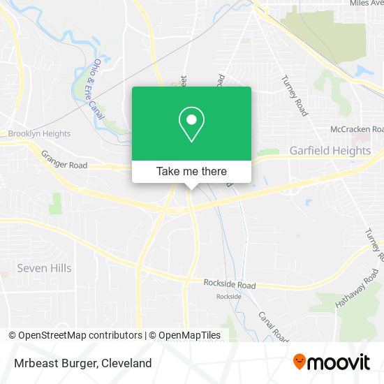 Mapa de Mrbeast Burger