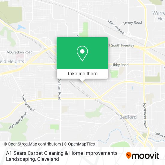 A1 Sears Carpet Cleaning & Home Improvements Landscaping map