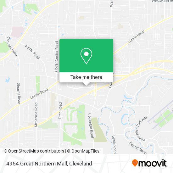 4954 Great Northern Mall map