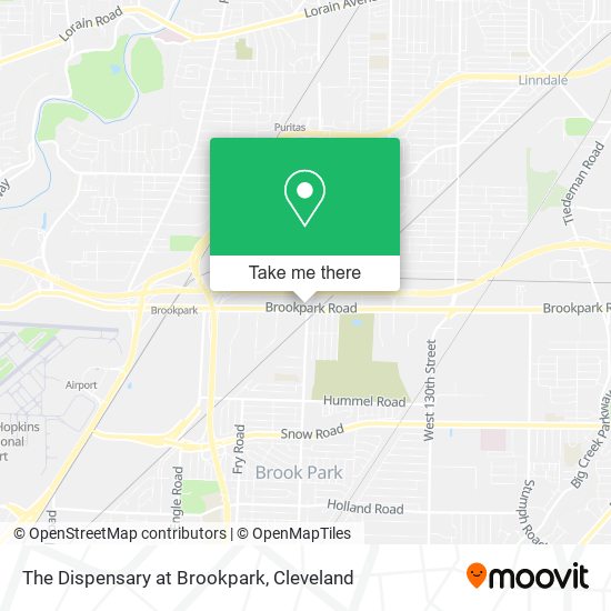 The Dispensary at Brookpark map