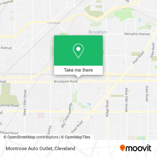 Montrose Auto Outlet map