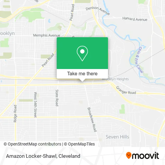 Amazon Locker-Shawl map