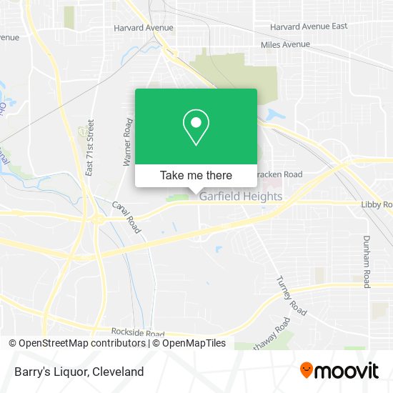 Mapa de Barry's Liquor