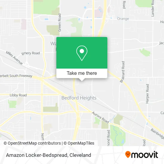 Amazon Locker-Bedspread map