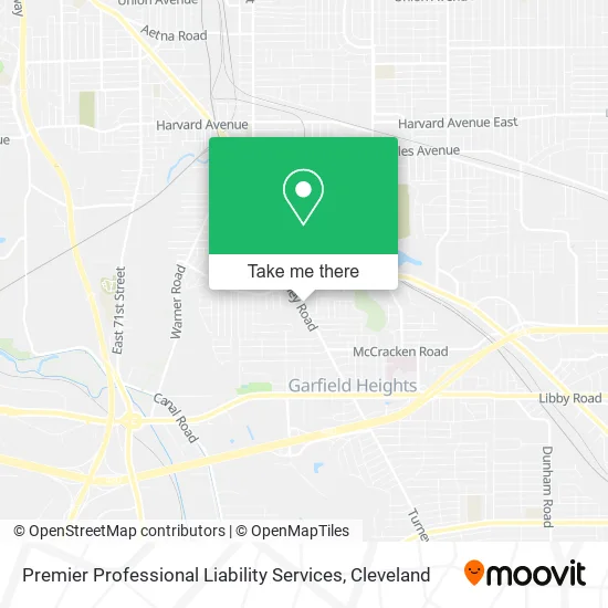 Premier Professional Liability Services map