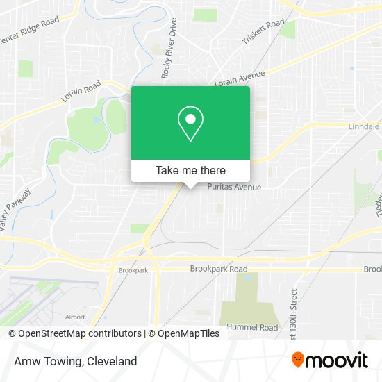 Amw Towing map