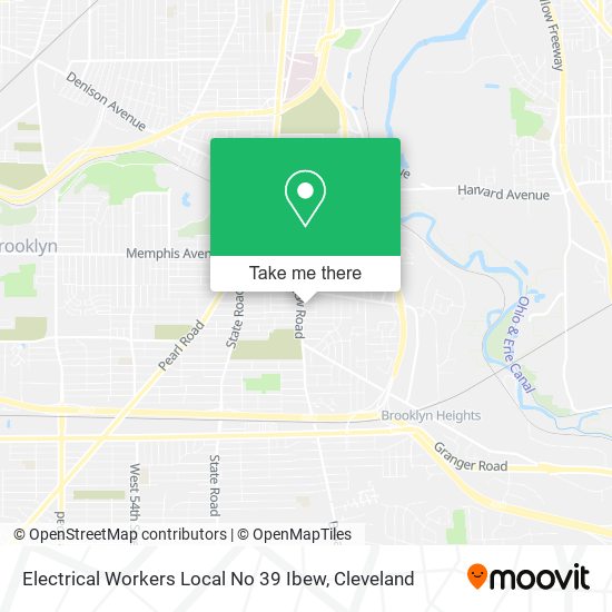 Electrical Workers Local No 39 Ibew map