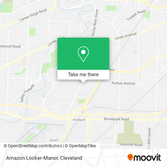 Amazon Locker-Manor map
