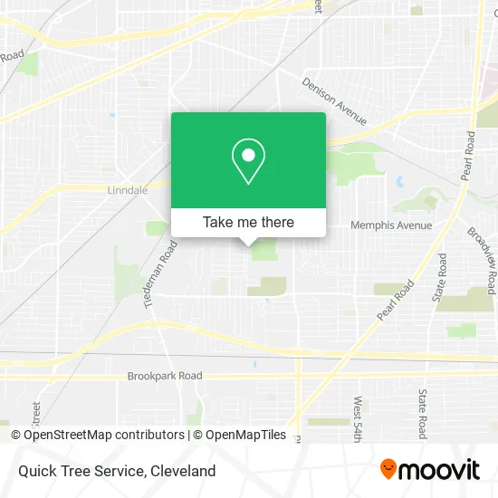 Quick Tree Service map