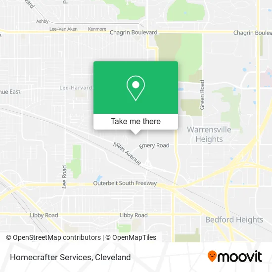 Homecrafter Services map