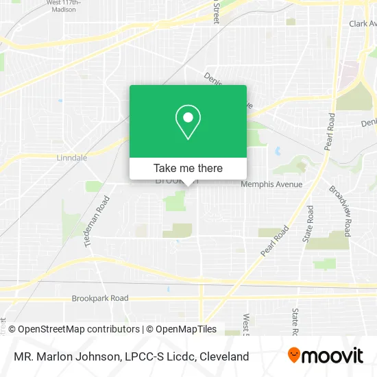 Mapa de MR. Marlon Johnson, LPCC-S Licdc