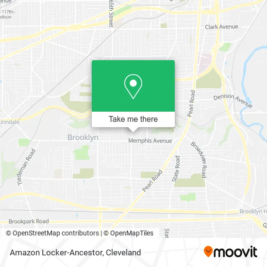Mapa de Amazon Locker-Ancestor