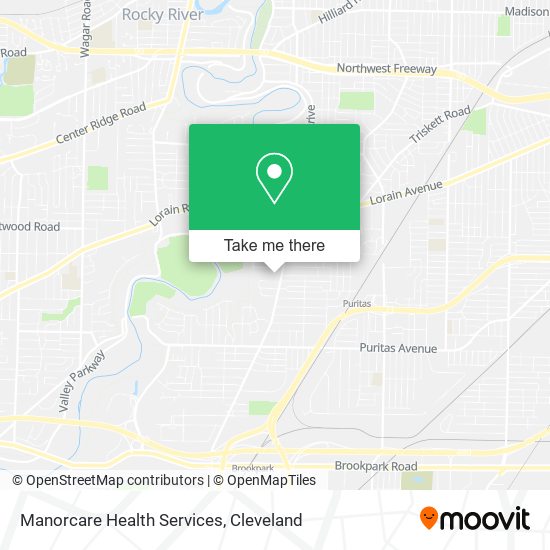 Manorcare Health Services map